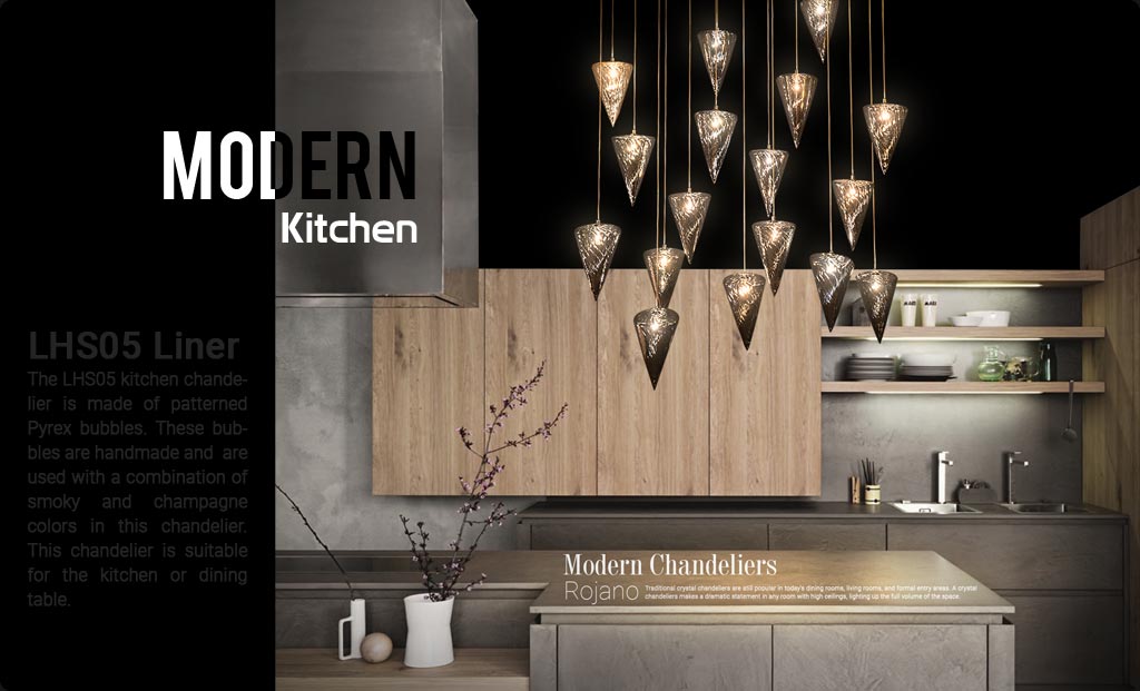Blog photo 211128 img 3 - راهنمای انتخاب و خرید لوستر مدرن آشپزخانه
